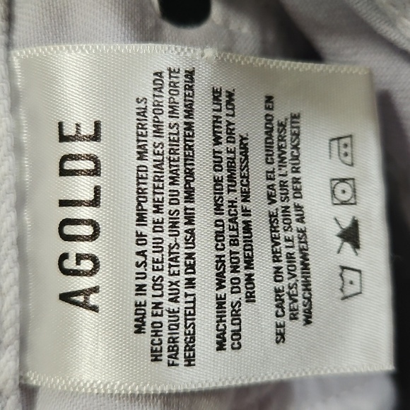 Agolde Classic Womens Wide Leg Denim Jean Size 25 - Picture 8 of 10